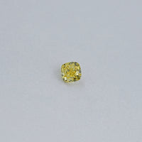 Yellow Cushion Cut Lab Grown Loose Diamond