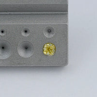 Yellow Cushion Cut Lab Grown Loose Diamond