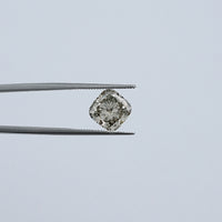 3.10 CT Olive Cushion Cut Lab Loose Diamond