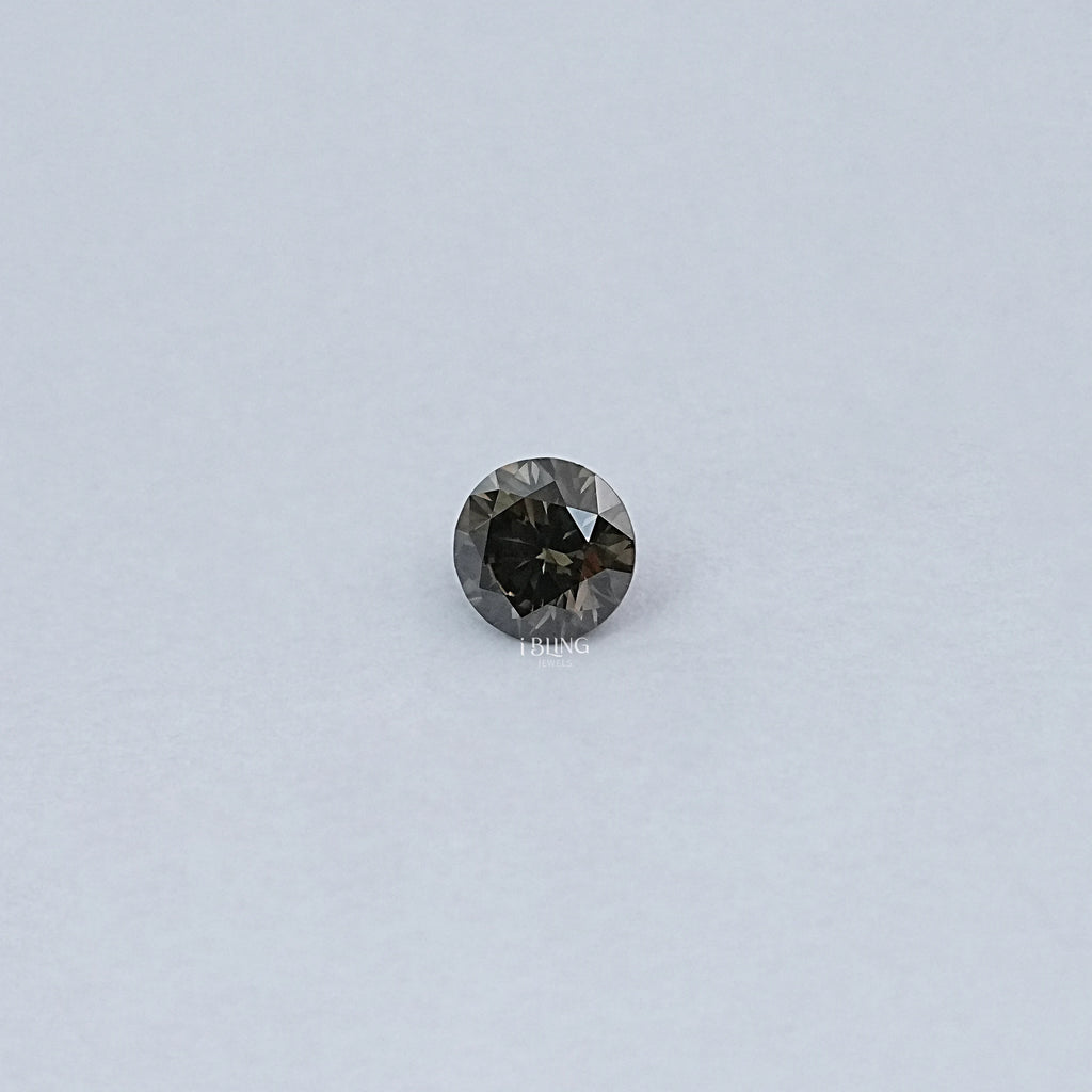 Olive Round Lab Grown Loose Diamond