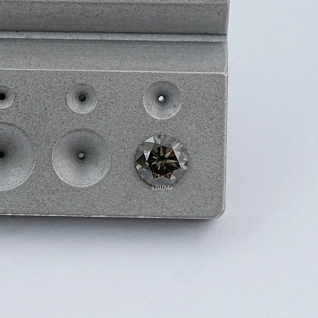 Olive Round Lab Grown Loose Diamond