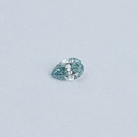 Light Blue Pear Cut Lab Loose Diamond