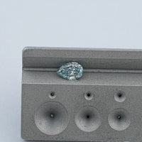 Light Blue Pear Cut Lab Loose Diamond