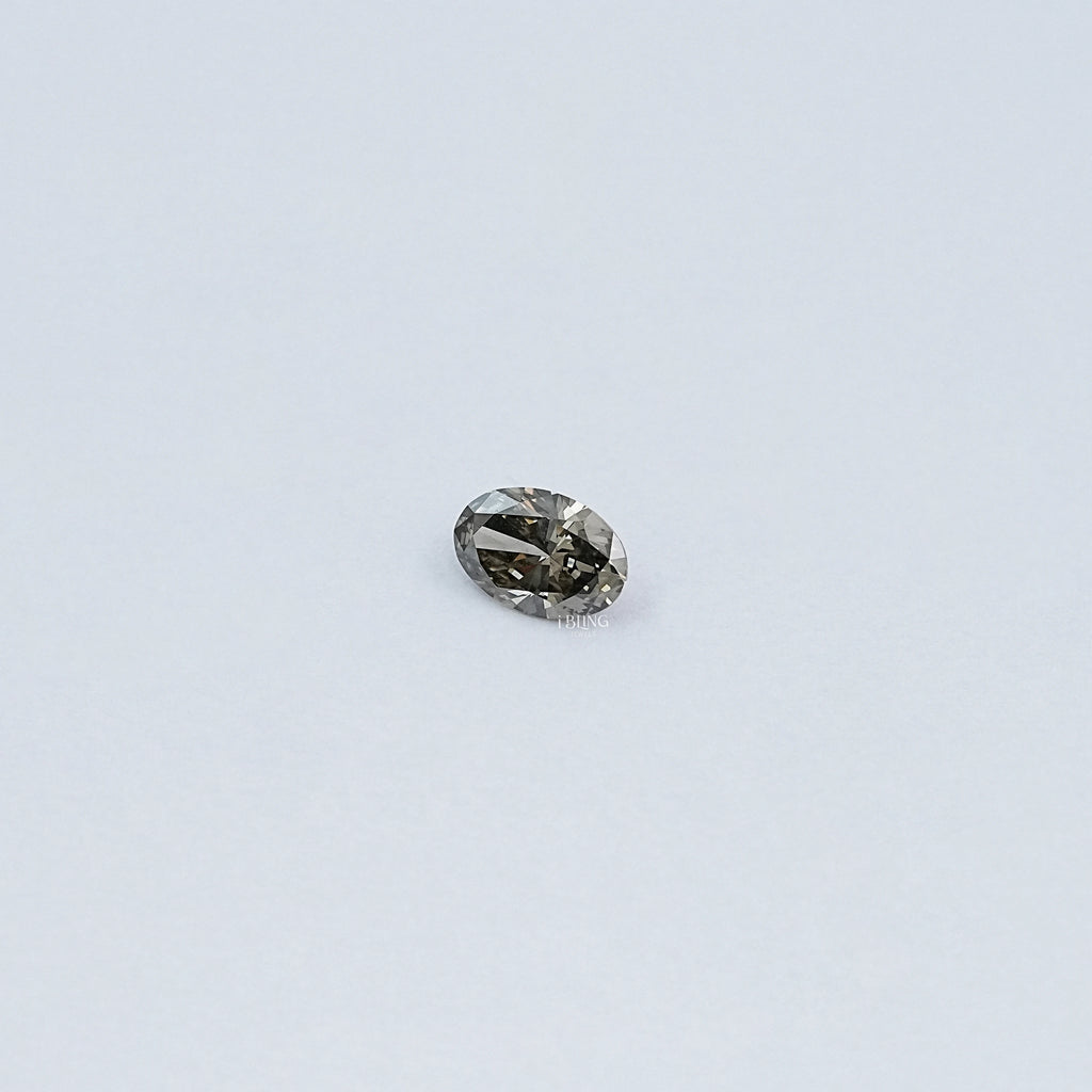 Olive Oval Cut Lab Grown Loose Diamond