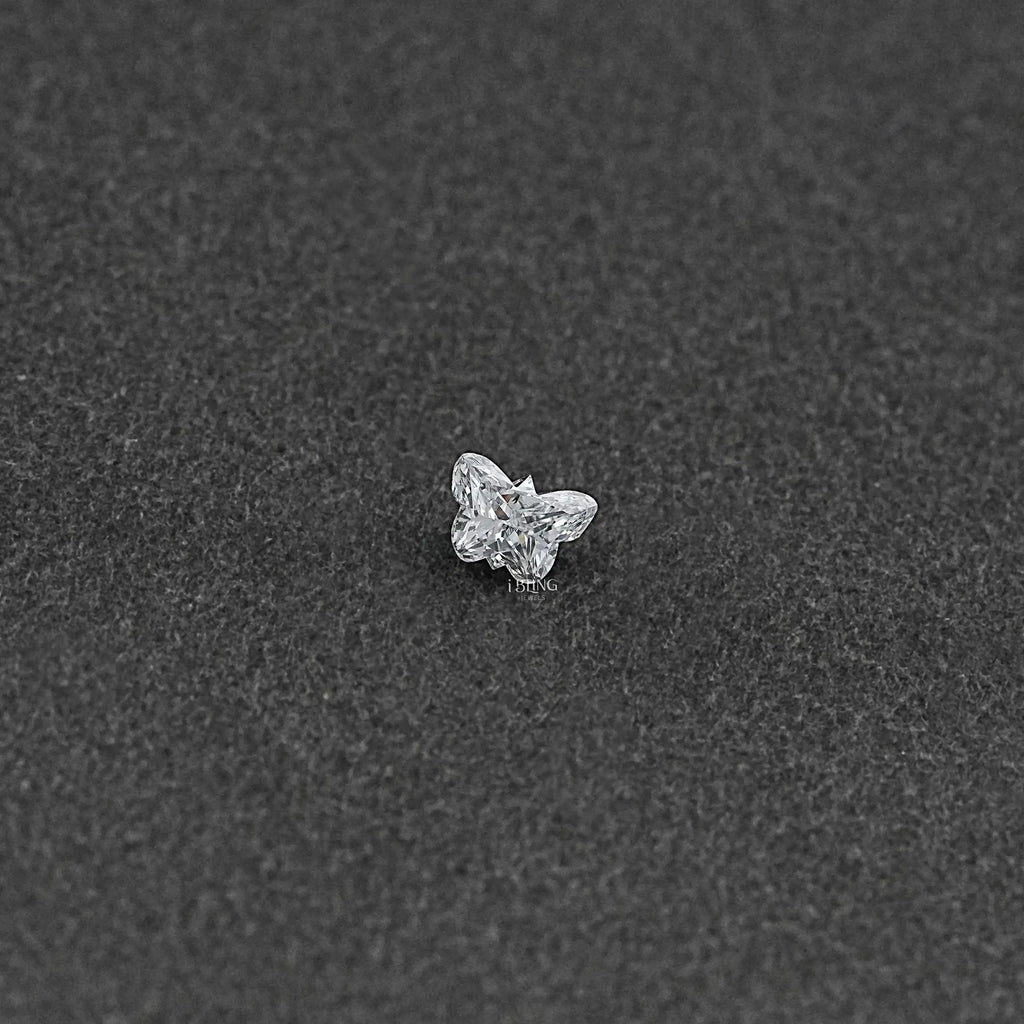 Butter Fly Shape Lab Grown Loose Diamond