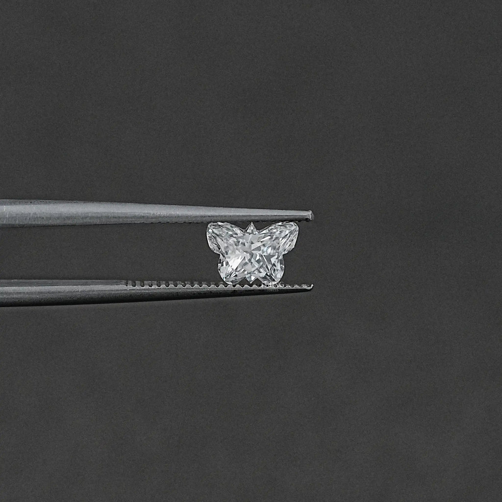 Butter Fly Shape Lab Grown Loose Diamond