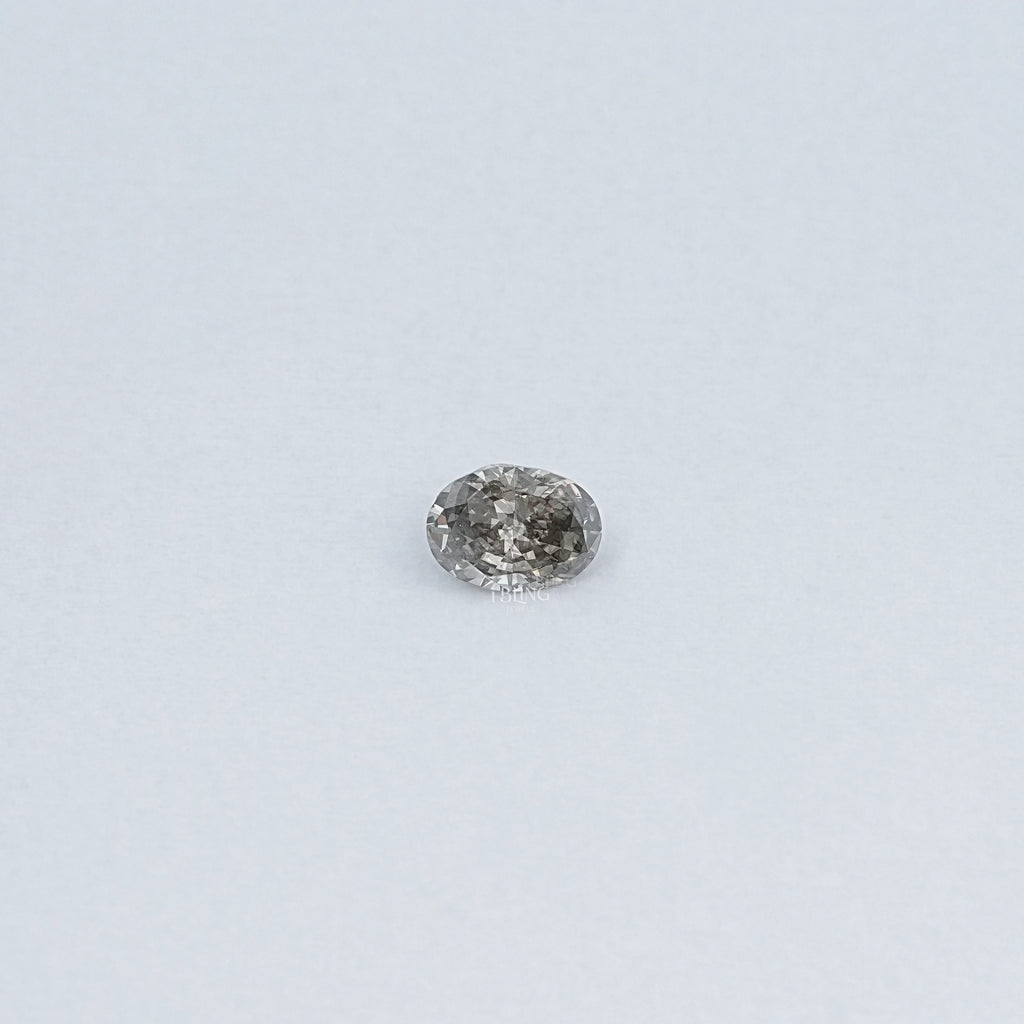 Black Olive Oval Cut Lab Loose Diamond
