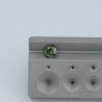 Green Round Lab Grown Loose Diamond