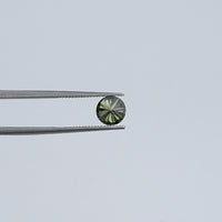 Green Round Lab Grown Loose Diamond