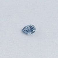 Blue Pear Shape Lab Loose Diamond