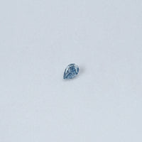 Blue Pear Shape Lab Loose Diamond