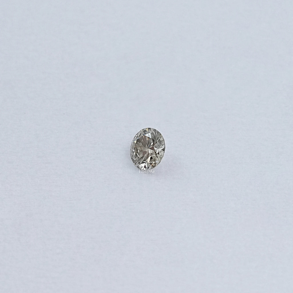 Fancy Olive Round Cut Lab Loose Diamond