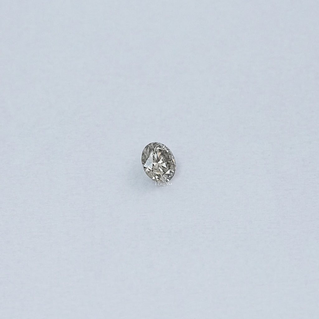 Fancy Olive Round Cut Lab Loose Diamond