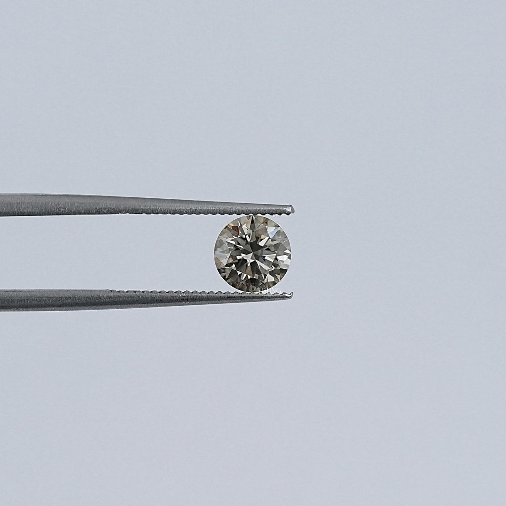 Fancy Olive Round Cut Lab Loose Diamond