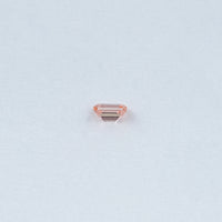 Pink Emerald Cut Lab Grown Loose Diamond