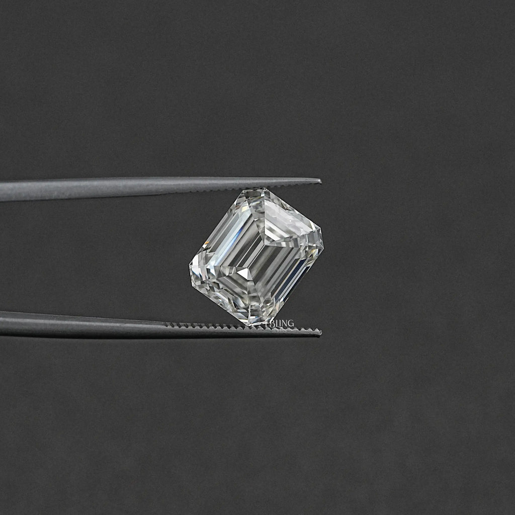 5.90 CT Emerald Cut Lab Grown Diamond Loose