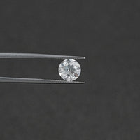 Flower Pattern OEC Round Lab Grown Loose Diamond
