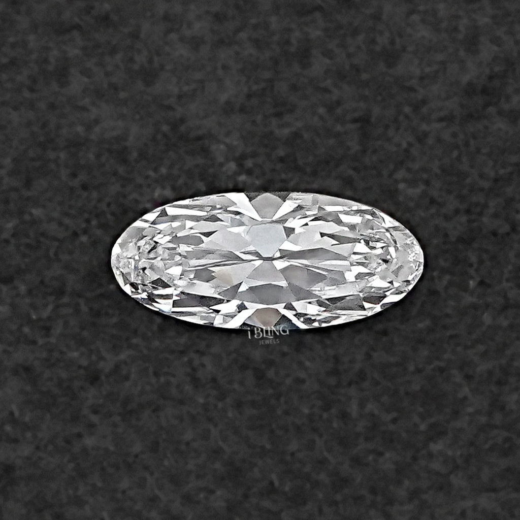 Old Mine Moval Cut Lab Loose Diamond