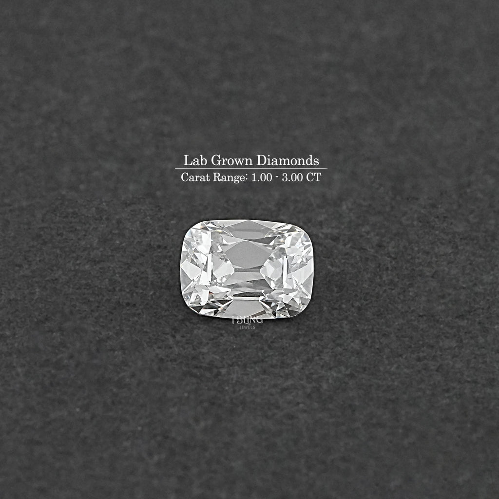 Old Mine Cushion Lab Grown Diamond
