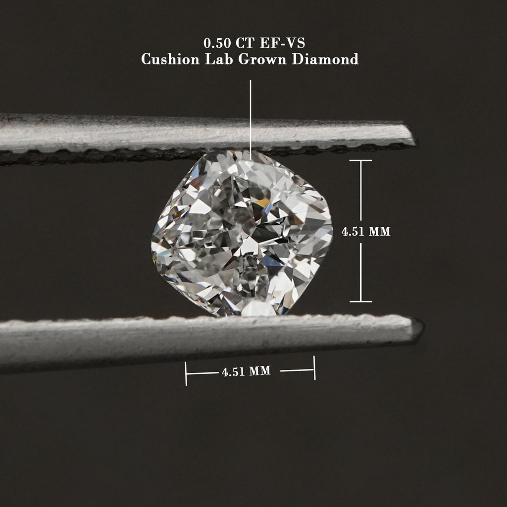 Cushion Cut IGI Certified Lab Grown Loose Diamond