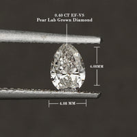 Pear Cut IGI Certified Loose Diamond