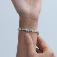 3.80 MM Round Lab Diamond Tennis Bracelet