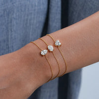 Solitaire Lab Diamond Chain Bracelet