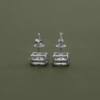 Radiant Lab Diamond Stud Earrings