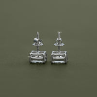 Radiant Lab Diamond Stud Earrings