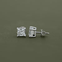 Lab Diamond Princess Stud Earrings