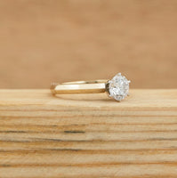 Round Lab Grown Diamond Solitaire Engagement Ring
