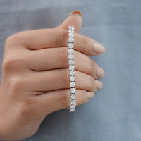 Round Cut Lab Diamond Tennis Bracelet
