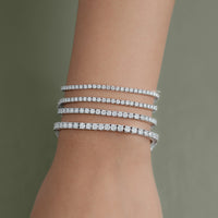 Round Moissanite Tennis Bracelet