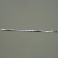 Asscher Cut Lab Diamond Wedding Tennis Bracelet