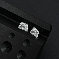 Brilliant Trapezoid Cut Lab Diamond Matching Pair