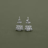 Oval Lab Diamond Stud Earrings