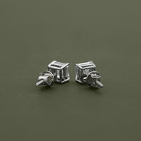 Asscher Lab Diamond Stud Earrings
