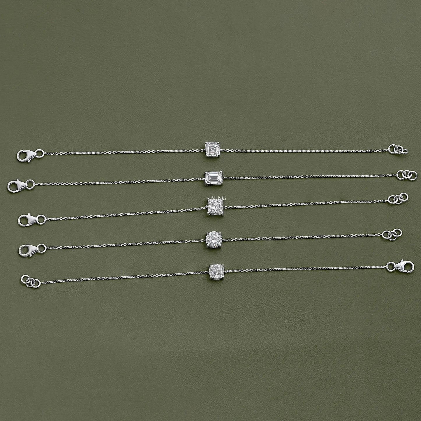 Solitaire Lab Diamond Chain Bracelet