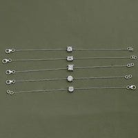 Solitaire Lab Diamond Chain Bracelet