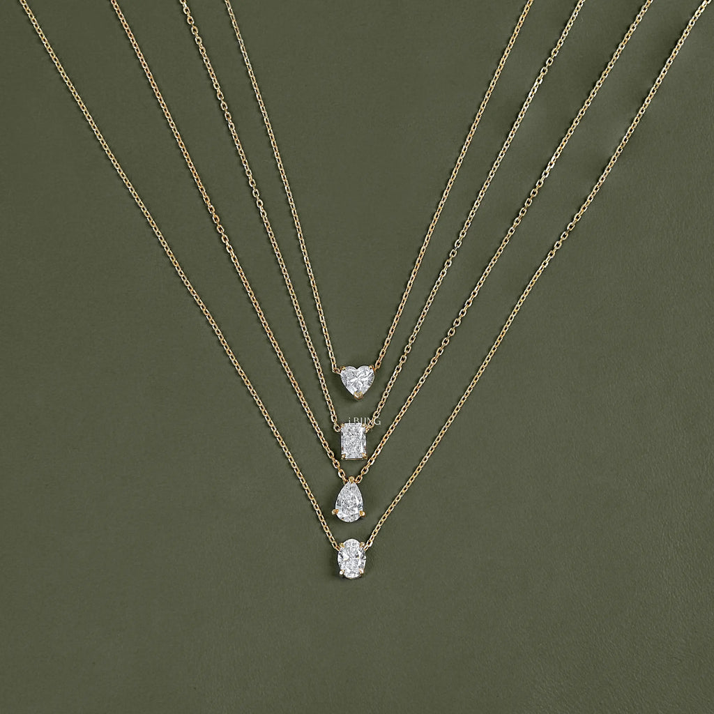 Lab Grown Diamond Solitaire Pendant