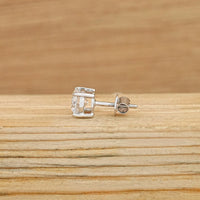 Round Lab Grown Diamond Men's Stud