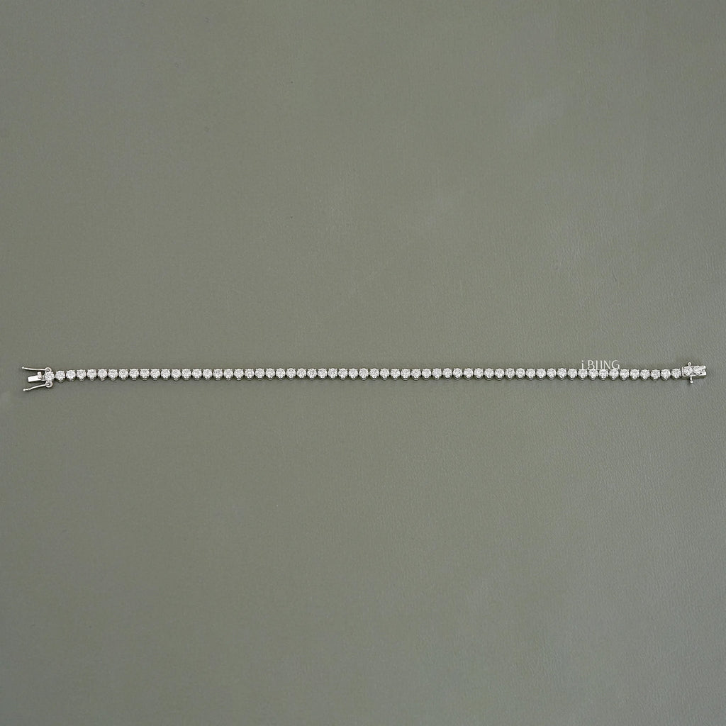 2.30 MM Round Lab Diamond Tennis Bracelet