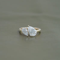 Pear Lab Diamond Dainty Toi Moi Wedding Band