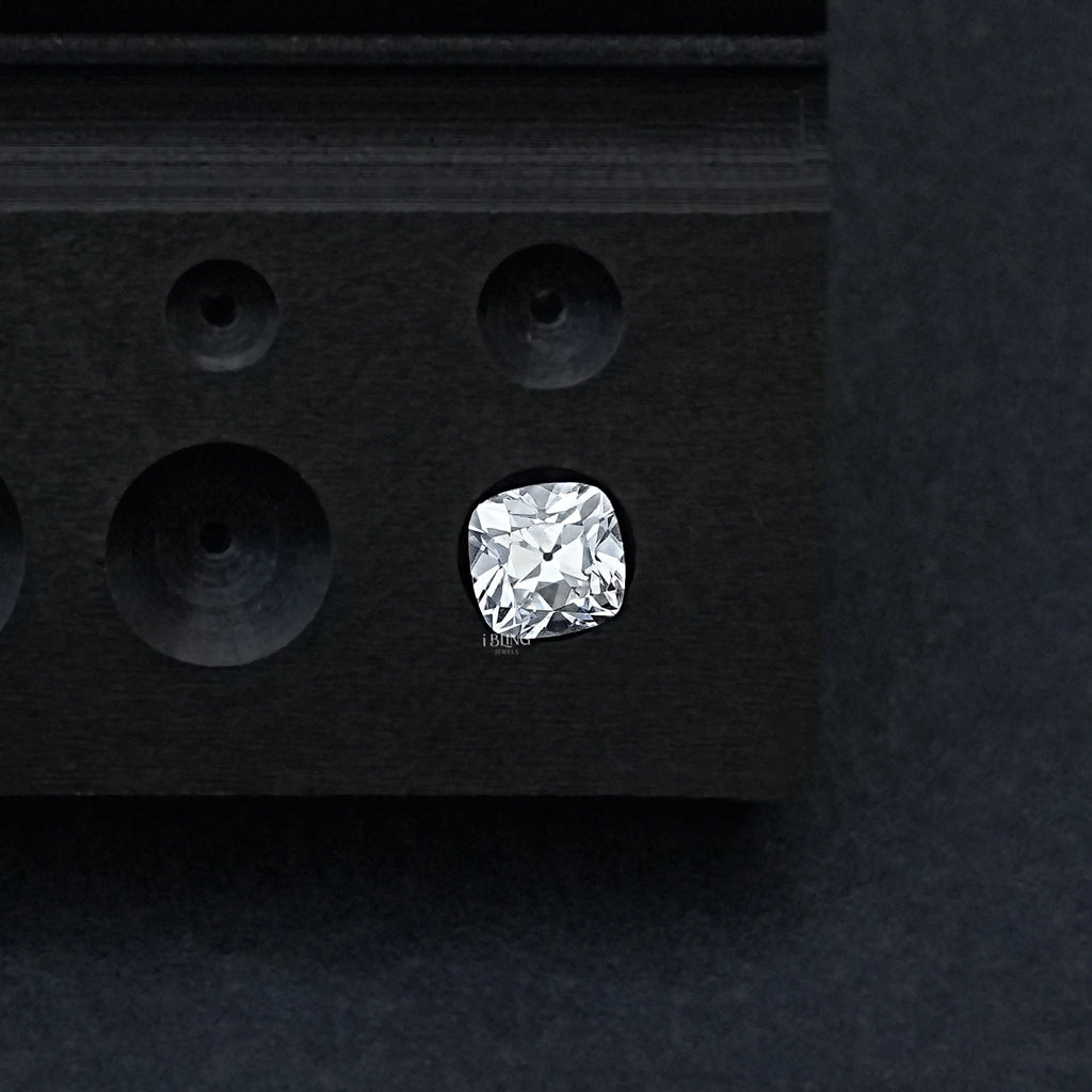 Square Old Mine Cushion Lab Grown Diamond