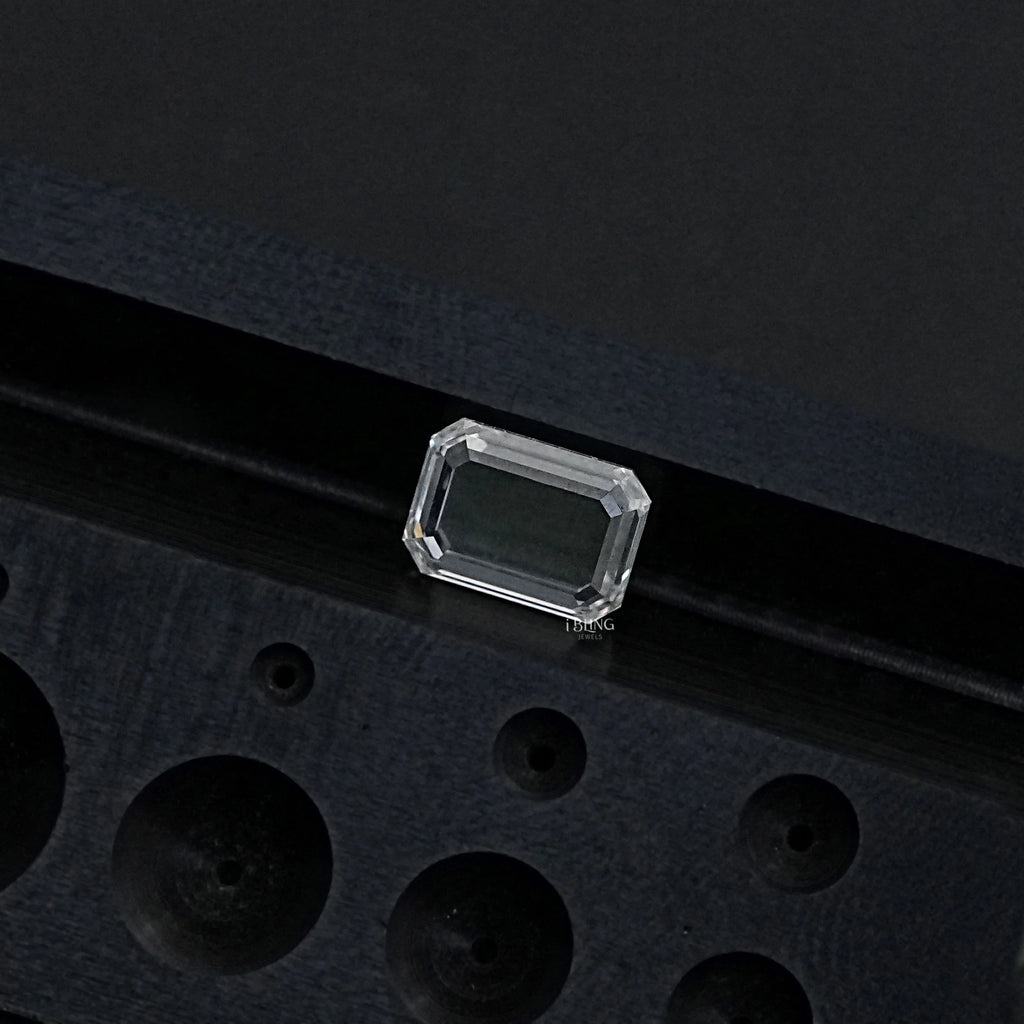 Portrait Emerald Cut Lab Grown Diamond
