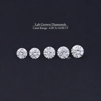 Round Cut Lab Grown Loose Diamond