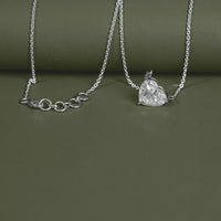 Heart Cut Lab Grown Diamond Solitaire Necklace