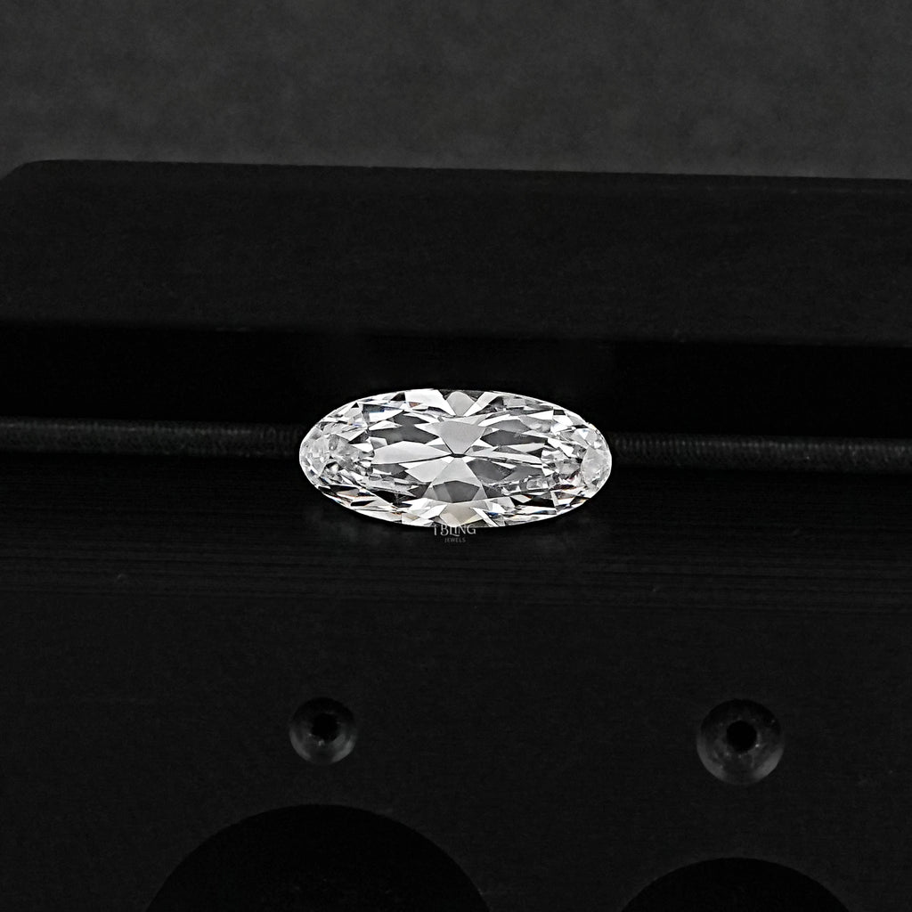 Old Mine Moval Cut Lab Loose Diamond