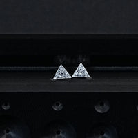Step Cut Triangle Loose Lab Diamond Matching Pair
