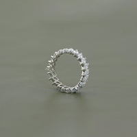 Marquise Cut Lab Diamond Full Eternity Band